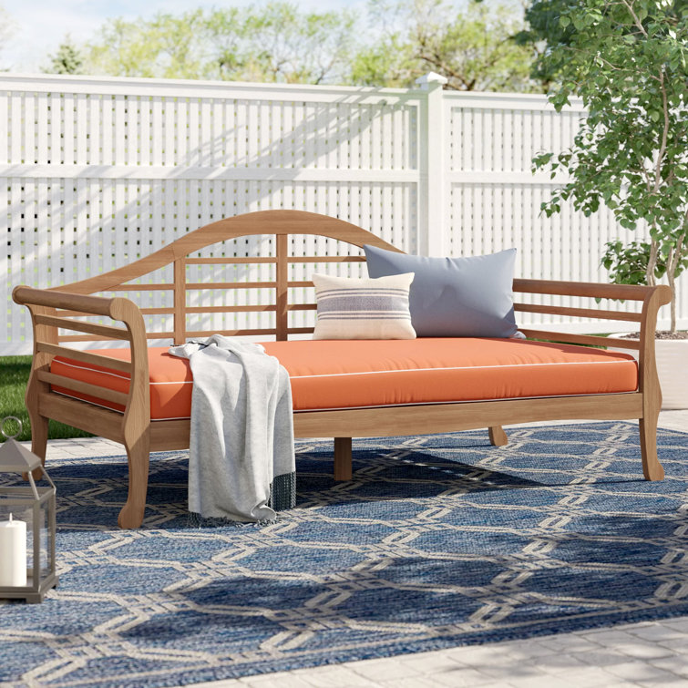 Birch Lane Summerton 82.5'' Wide Outdoor Teak Patio Daybed with